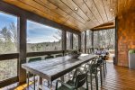 Outdoor dining area